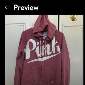 PINK Victoria’s Secret zip up hoodie